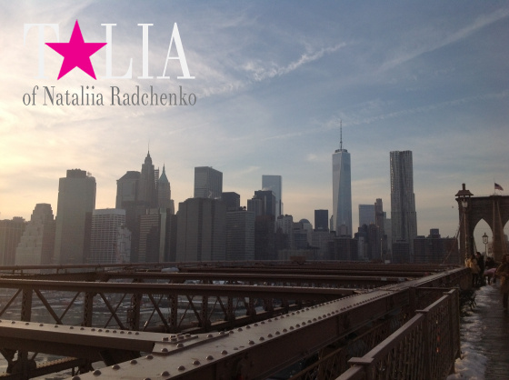 Вид на Манхэттен с Бруклинского моста (Brooklyn Bridge)